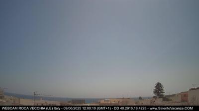 immagine della webcam nei dintorni di Santa Cesarea Terme: webcam Roca Vecchia