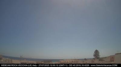 immagine della webcam nei dintorni di Alimini: webcam Roca Vecchia