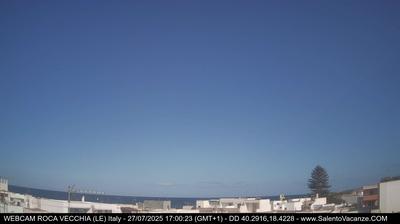 immagine della webcam nei dintorni di Otranto: webcam Roca Vecchia