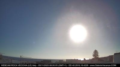 immagine della webcam nei dintorni di Alimini: webcam Roca Vecchia