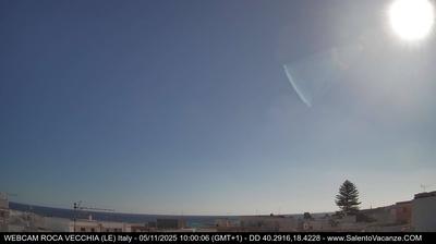 immagine della webcam nei dintorni di Lecce: webcam Roca Vecchia