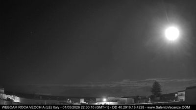 immagine della webcam nei dintorni di Santa Cesarea Terme: webcam Roca Vecchia