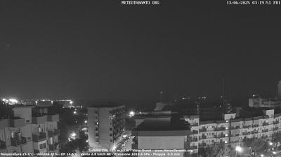 immagine della webcam nei dintorni di Masseria Conche: webcam Taranto