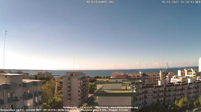 immagine della webcam nei dintorni di Masseria Conche: webcam Taranto