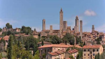 immagine della webcam nei dintorni di Castelnuovo di Val di Cecina: webcam San Gimignano