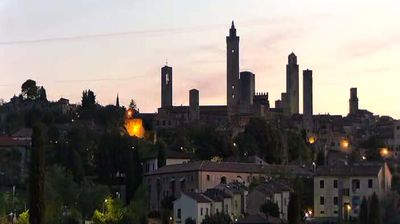 immagine della webcam nei dintorni di Lamole: webcam San Gimignano