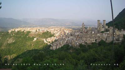 immagine della webcam nei dintorni di Sant'Eufemia a Maiella: webcam Pacentro