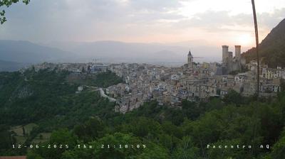 immagine della webcam nei dintorni di Monte Pratello: webcam Pacentro