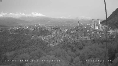 immagine della webcam nei dintorni di Pettorano sul Gizio: webcam Pacentro