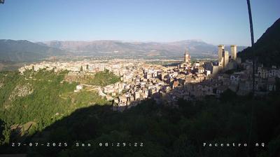 immagine della webcam nei dintorni di Caramanico Terme: webcam Pacentro