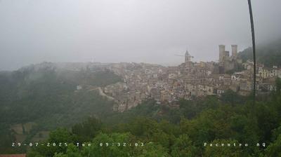 immagine della webcam nei dintorni di Ortona dei Marsi: webcam Pacentro