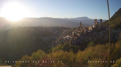 immagine della webcam nei dintorni di Sant'Eufemia a Maiella: webcam Pacentro