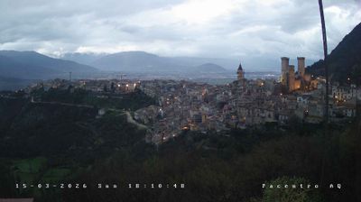 immagine della webcam nei dintorni di Salle: webcam Pacentro