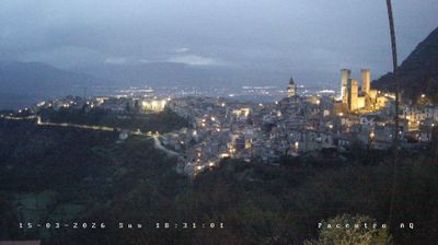 immagine della webcam nei dintorni di Sant'Eufemia a Maiella: webcam Pacentro