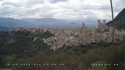 immagine della webcam nei dintorni di Salle: webcam Pacentro