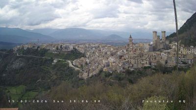 immagine della webcam nei dintorni di Passolanciano-Majelletta: webcam Pacentro