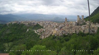 immagine della webcam nei dintorni di Roccacaramanico: webcam Pacentro