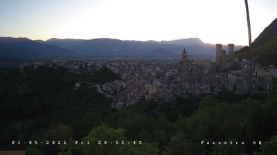 immagine della webcam nei dintorni di Capracotta: webcam Pacentro