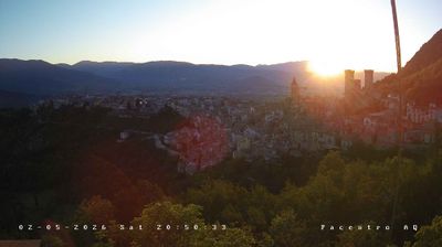 immagine della webcam nei dintorni di Sulmona: webcam Pacentro