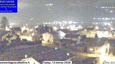 immagine della webcam nei dintorni di Sondrio: webcam Montagna in Valtellina