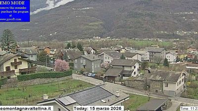 immagine della webcam nei dintorni di Bianzone: webcam Montagna in Valtellina