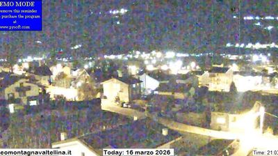 immagine della webcam nei dintorni di Pizzo Bernina: webcam Montagna in Valtellina