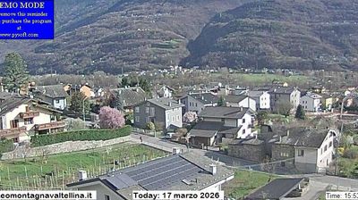 immagine della webcam nei dintorni di Lizzola: webcam Montagna in Valtellina
