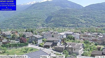 immagine della webcam nei dintorni di Teglio: webcam Montagna in Valtellina