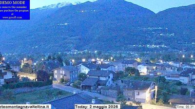 immagine della webcam nei dintorni di Val di Mello: webcam Montagna in Valtellina