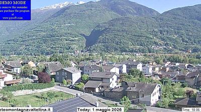 immagine della webcam nei dintorni di Val Masino: webcam Montagna in Valtellina