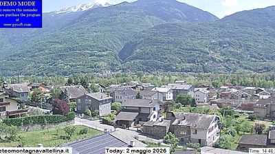 immagine della webcam nei dintorni di Dosso Pasò: webcam Montagna in Valtellina