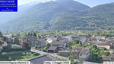 immagine della webcam nei dintorni di Piateda: webcam Montagna in Valtellina