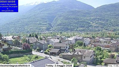 immagine della webcam nei dintorni di Piateda: webcam Montagna in Valtellina