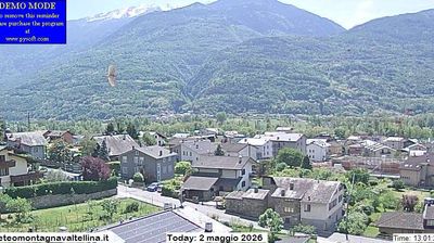 immagine della webcam nei dintorni di Forcola: webcam Montagna in Valtellina