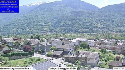 immagine della webcam nei dintorni di Piateda: webcam Montagna in Valtellina