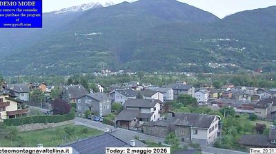 immagine della webcam nei dintorni di Dosso Pasò: webcam Montagna in Valtellina
