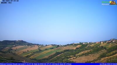 Preview delle webcam di Canzano › Sud-Ovest: Villa Ferretti