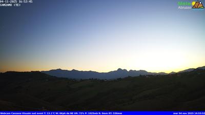 immagine della webcam nei dintorni di Campli: webcam Canzano