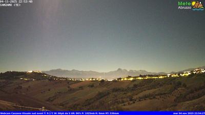 immagine della webcam nei dintorni di Morro d'Oro: webcam Canzano