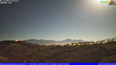 immagine della webcam nei dintorni di Roseto degli Abruzzi: webcam Canzano