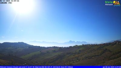 immagine della webcam nei dintorni di Tortoreto: webcam Canzano