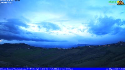 immagine della webcam nei dintorni di Roseto degli Abruzzi: webcam Canzano