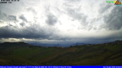 immagine della webcam nei dintorni di Morro d'Oro: webcam Canzano