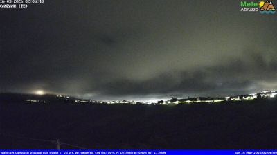 immagine della webcam nei dintorni di Castelli: webcam Canzano