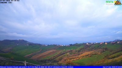 immagine della webcam nei dintorni di Castiglione Messer Raimondo: webcam Canzano