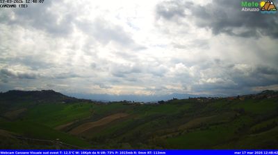 immagine della webcam nei dintorni di Roseto degli Abruzzi: webcam Canzano