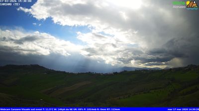 immagine della webcam nei dintorni di Campli: webcam Canzano