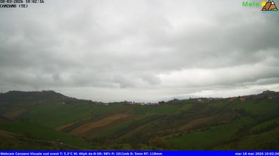 immagine della webcam nei dintorni di Arsita: webcam Canzano