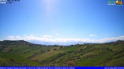 immagine della webcam nei dintorni di Roseto degli Abruzzi: webcam Canzano