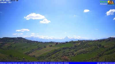immagine della webcam nei dintorni di Alba Adriatica: webcam Canzano